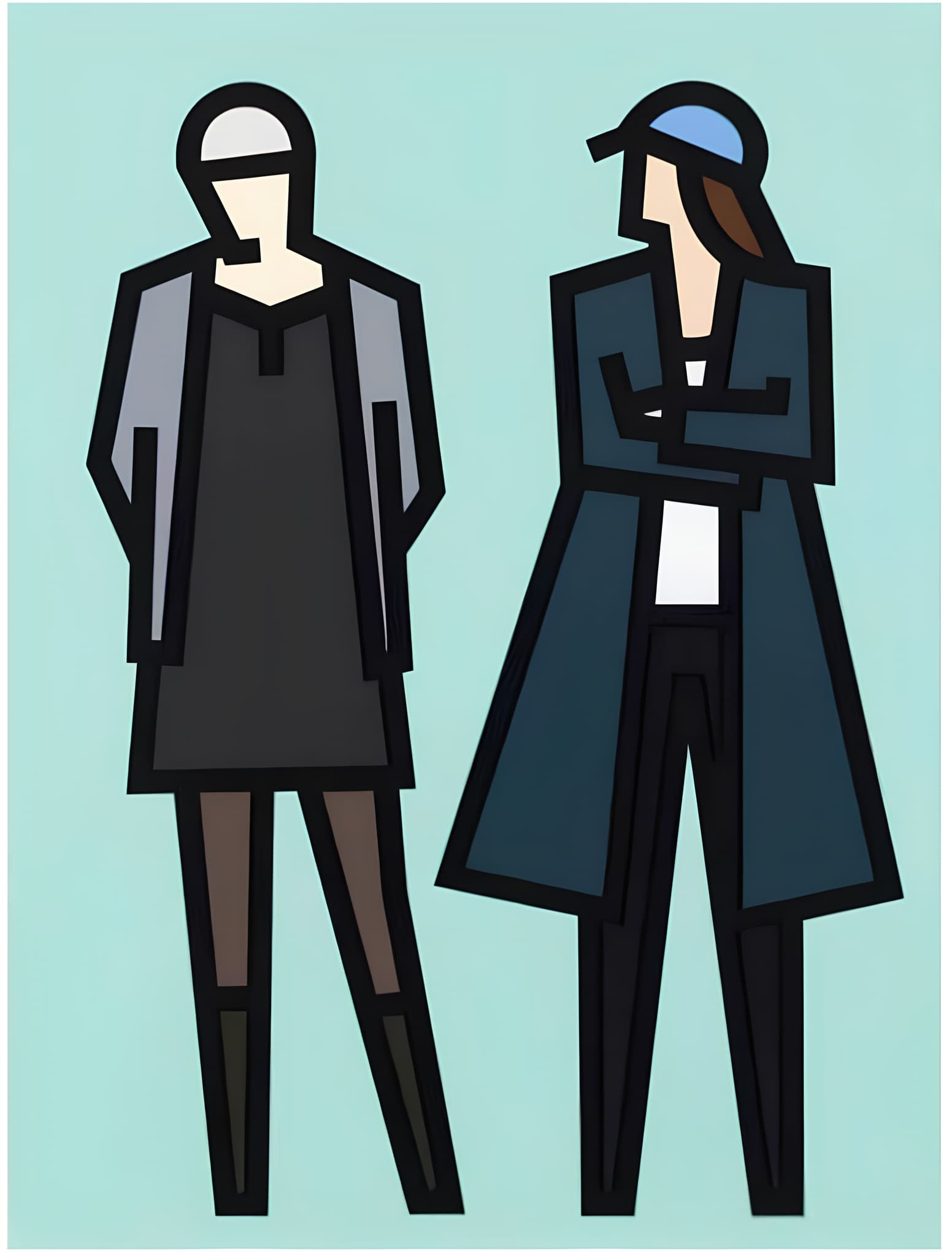 Standing Couples 3