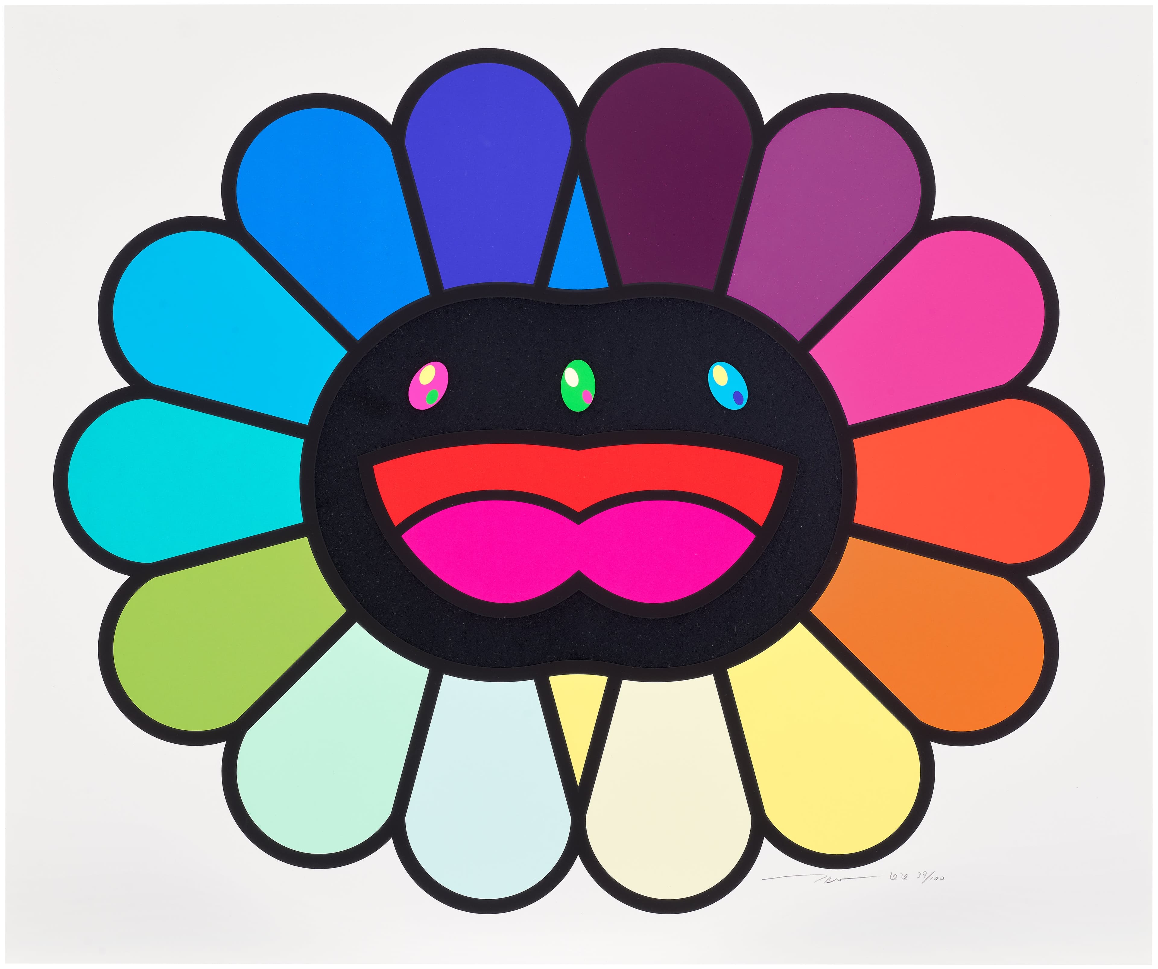 Multicolor Double Face: Black